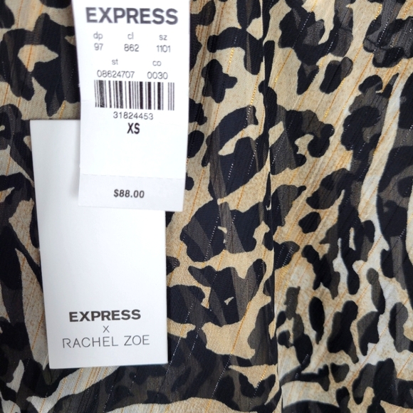 NWT Express X Racel Zoe One Shoulder Bodysuit - Picture 6 of 8
